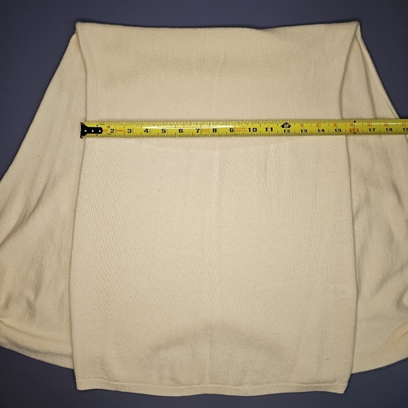 [EXPRESS] Cream Tunic/Dress 《L》Ultra Soft ☆ Scoop Neck ☆ Puff Sleeve ☆ … - Picture 12 of 16